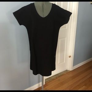 Lafei-Nier Unique Black Mini Dress